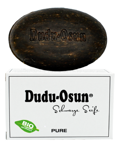 Dudu Osun® PURE - Schwarze Seife aus Afrika - parfümfrei, 150g