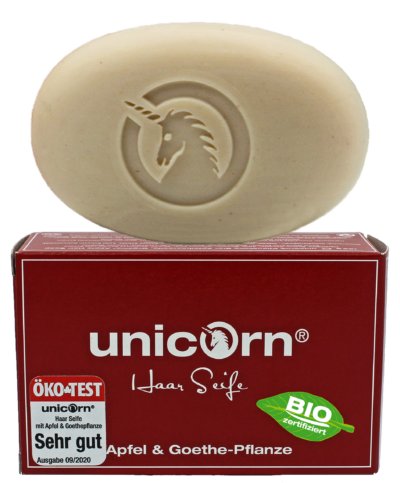 unicorn® Apfel-Haarseife mit Goethepflanzen-Extrakt 100g